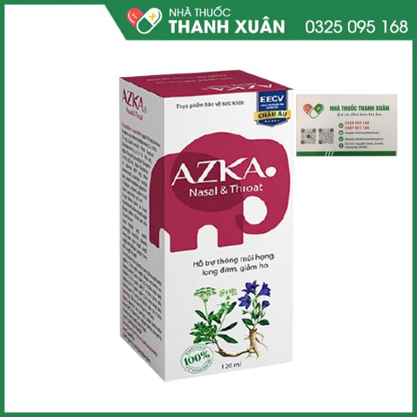 AZKA Mũi họng trẻ em - Hỗ trợ giảm ho, giảm đờm